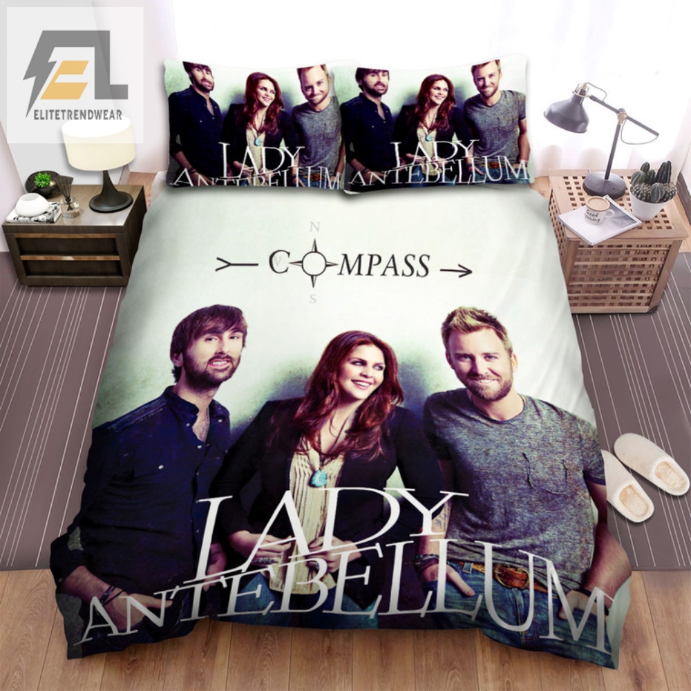 Navigate Dreams With Lady A Compass Bedding  Cozy  Fun