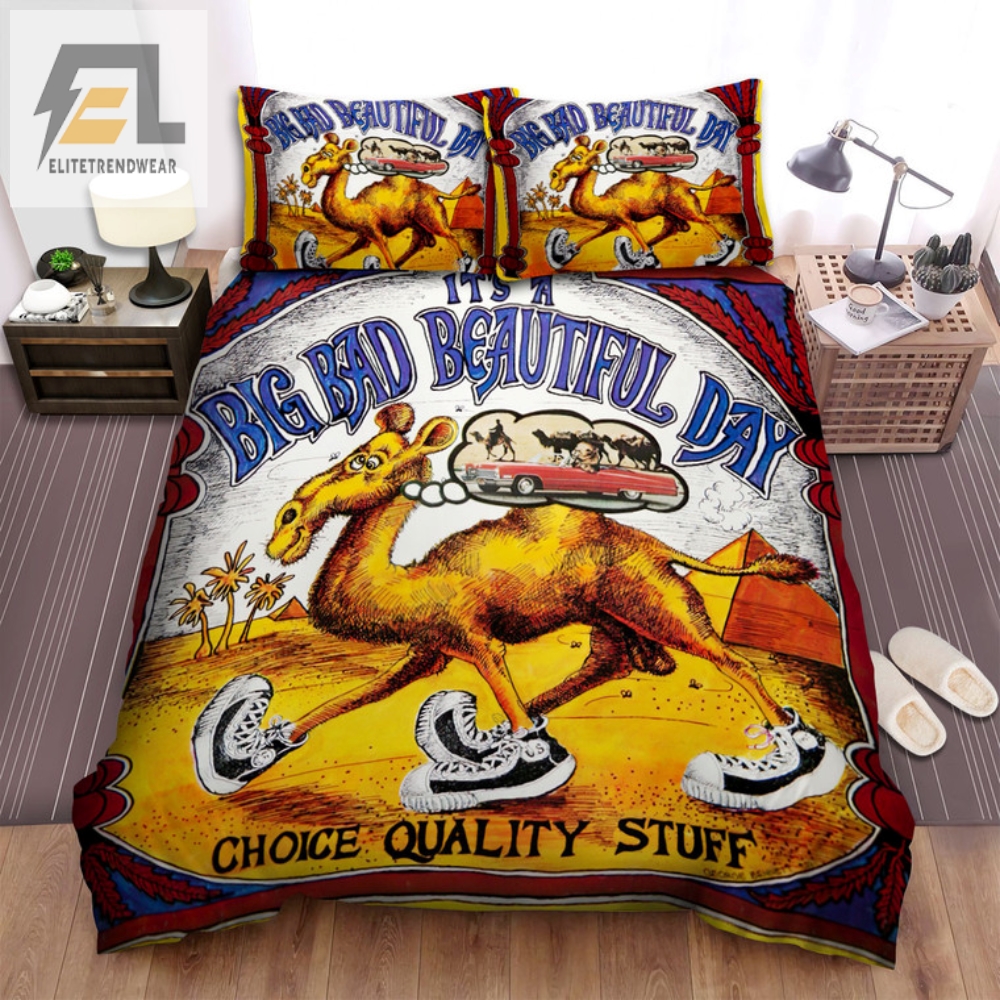 Quirky Beautiful Day Band Album Cover Bedding Set