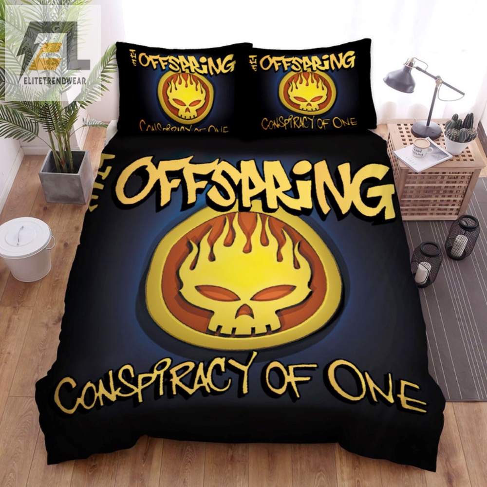 Sleep With Offspring  Punk Rock Bedding Set For Fans