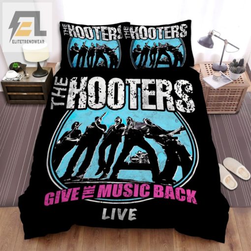 Rock Out In Bed With Hooters Live Music Duvet Cover Set elitetrendwear 1