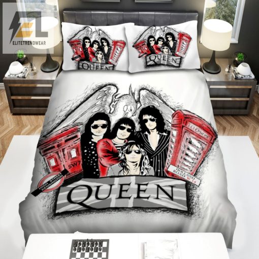Rock Your Sleep Queen Band Uk Bedding Sets For Legends elitetrendwear 1