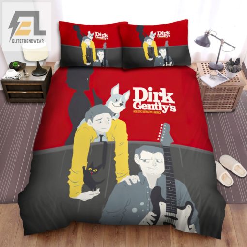 Quirky Dirk Gently Bedding Unique Comforter For Fans elitetrendwear 1 1