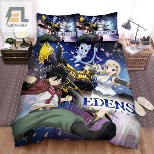 Funny Edens Zero Duo Bedding Cozy Up With Rebecca Shiki elitetrendwear 1