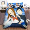 Teasing Master Takagisan Fun Selfie Bedding Set Unique Cozy elitetrendwear 1