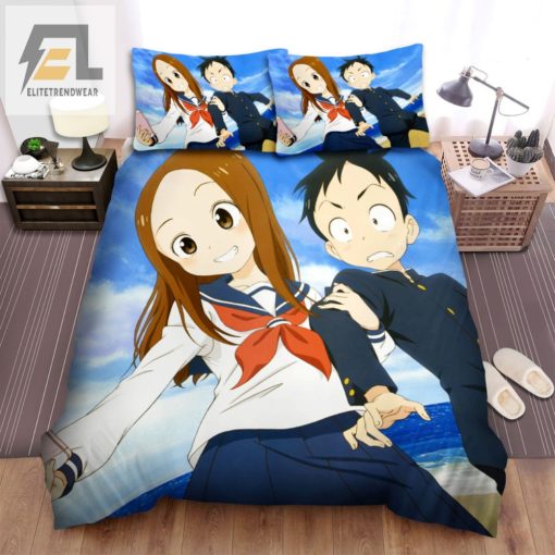 Teasing Master Takagisan Fun Selfie Bedding Set Unique Cozy elitetrendwear 1