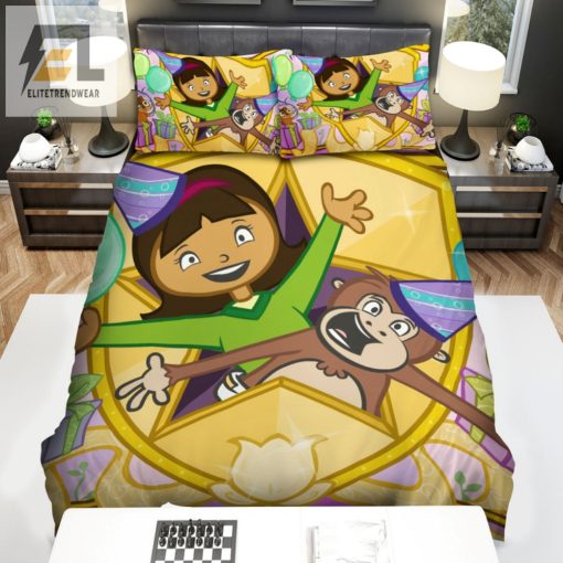 Unleash Bedtime Heroics With Wordgirl Birthday Bedding Set elitetrendwear 1