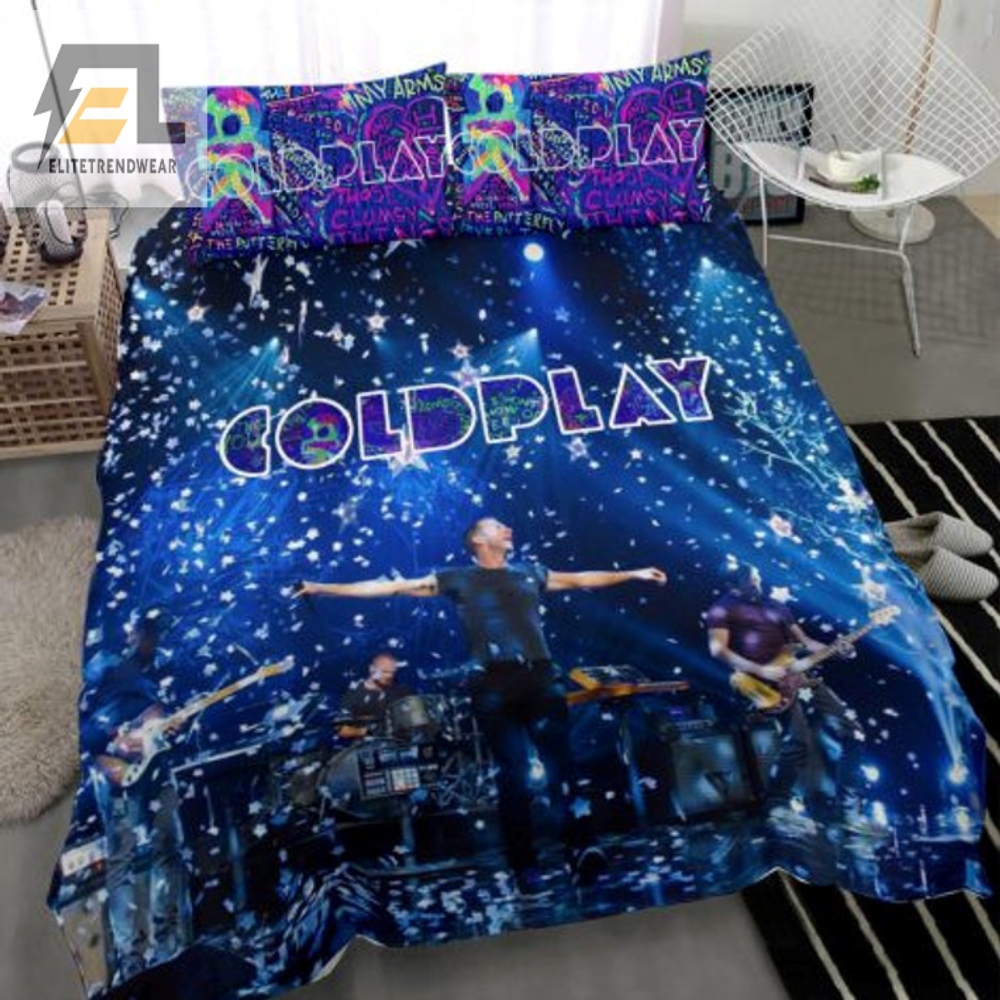 Dream In Technicolor Coldplay Duvet Cover Bedding Set