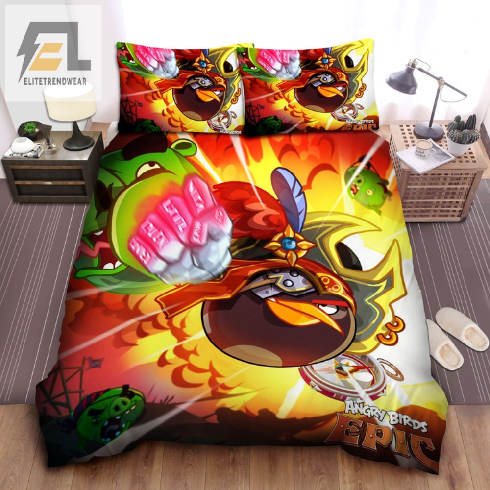 Punching Pirate Pig Bedding  Sleep With Angry Birds Fun