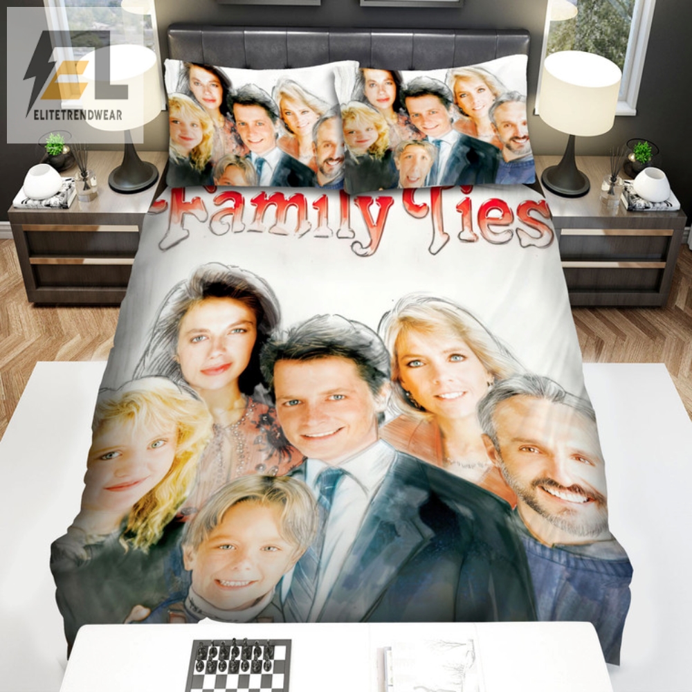 Snuggle With 80S Nostalgia Family Ties Final Season Bedding