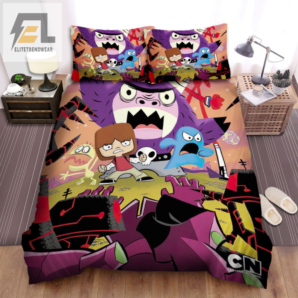 Quirky Fosters Fight Bed Set  Add Fun To Your Dreams