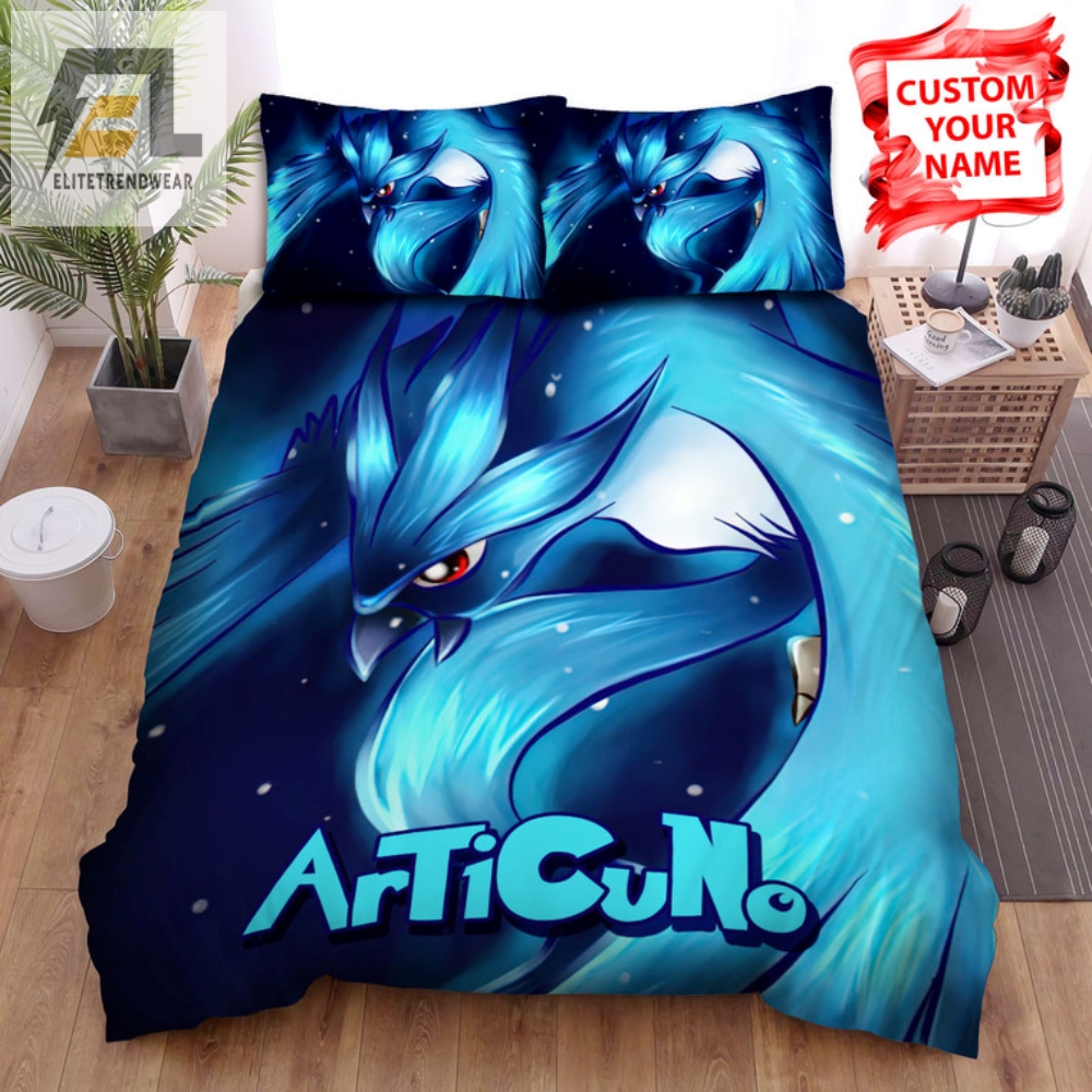 Chill Out Articuno Pokemon Snow Flake Bedding Set Cool