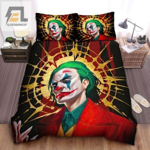 Sleep With A Smile Joker Joaquin Phoenix Bedding elitetrendwear 1 1
