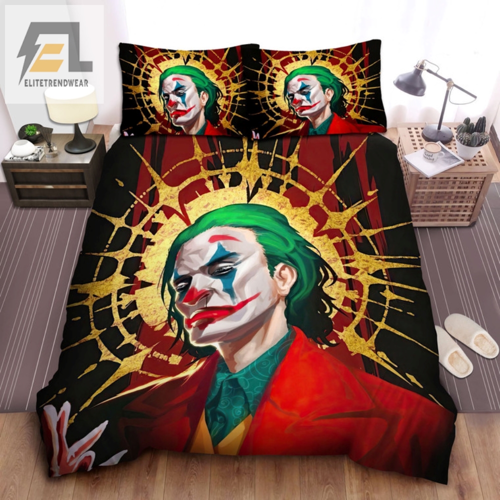 Sleep With A Smile Joker Joaquin Phoenix Bedding