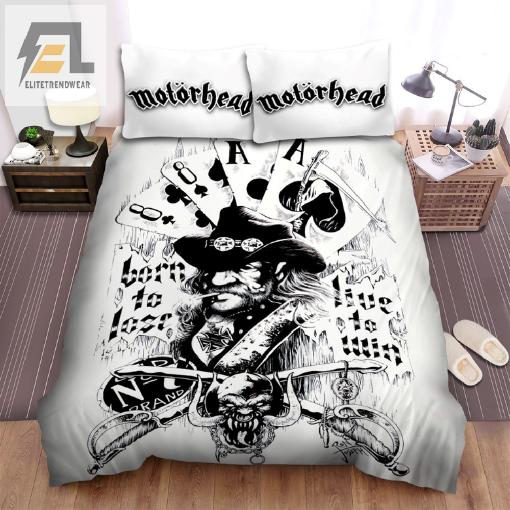 Rock N Snooze Born To Lose Motorhead Bedding Sets