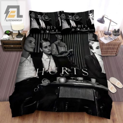 Snuggle With Hurts Band Hilarious Vintage Art Bedding Sets elitetrendwear 1