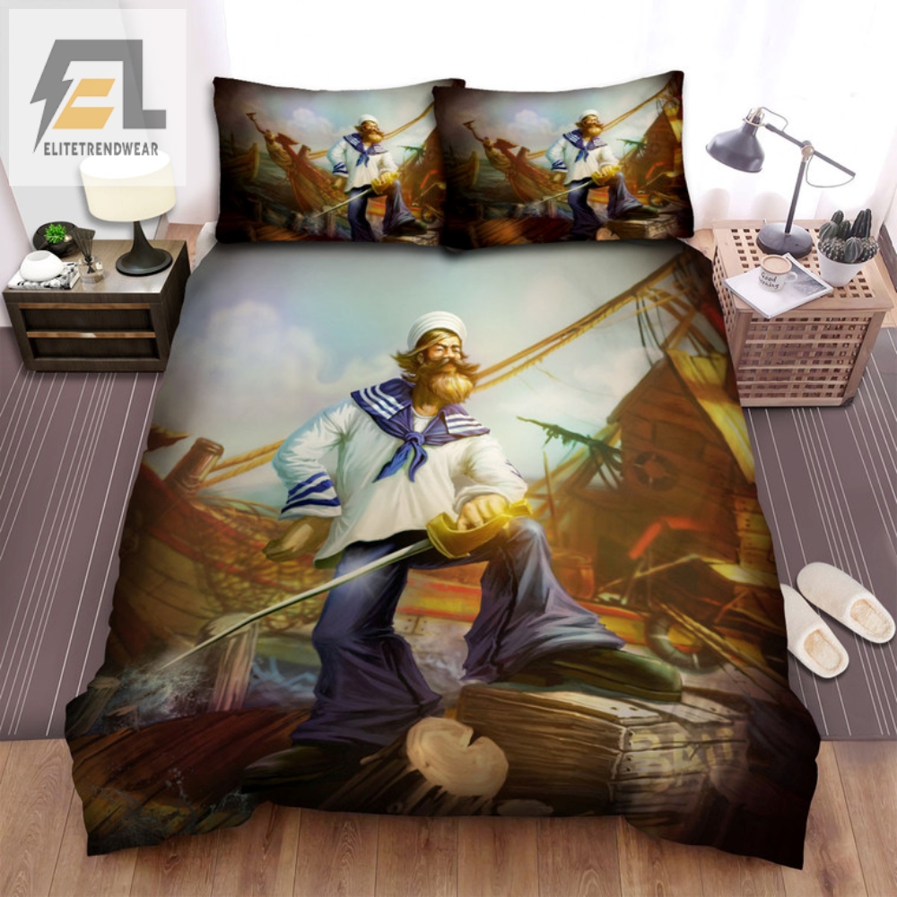 Sailor Gangplank Lol Bedding  Sleep Like A Pirate King