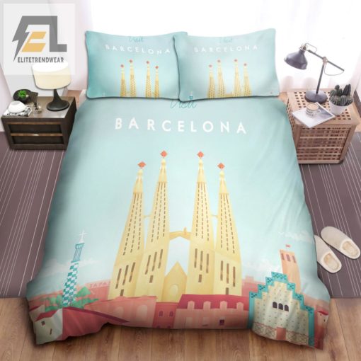 Sleep Like Gaudi Quirky Barcelona Bedding Sets elitetrendwear 1 1
