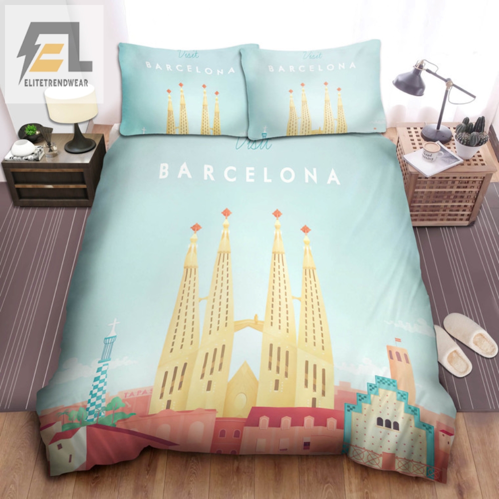 Sleep Like Gaudí Quirky Barcelona Bedding Sets