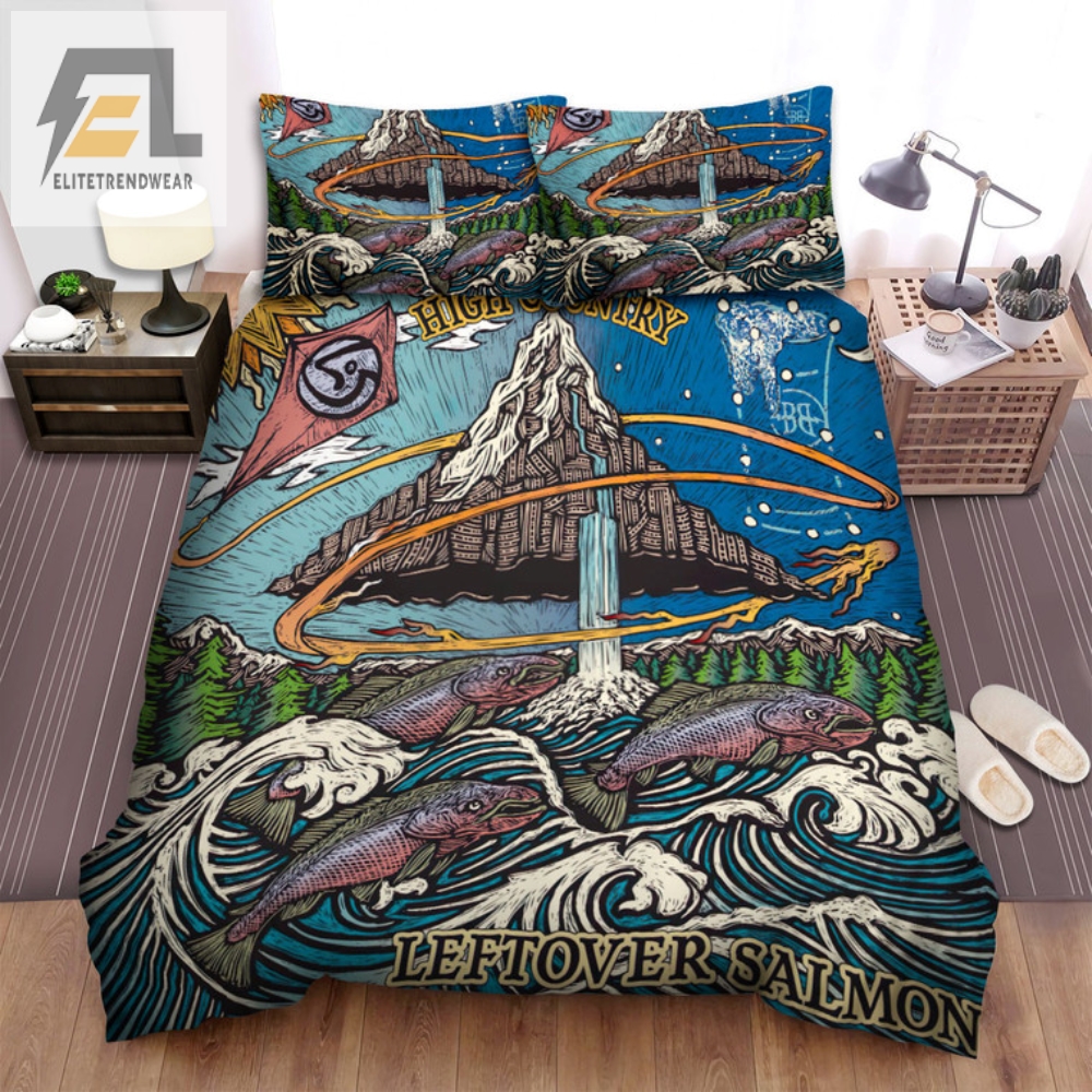 High Country Salmon Bedding Sleep With The Fishes Comforter