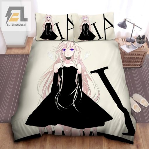 Dream In Style Ia Cosplay Black Dress Bedding Set elitetrendwear 1