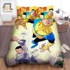 Punchproof Comforter Invincible Humor Bedding Set Marvel elitetrendwear 1