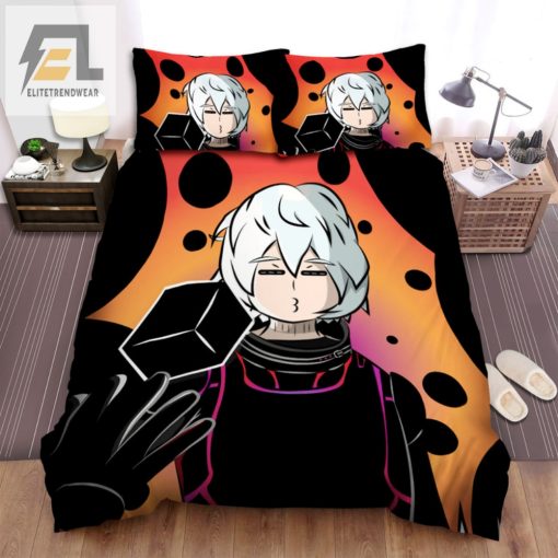 Hilarious Yuma Kuga Face Bedding Unique World Trigger Set elitetrendwear 1