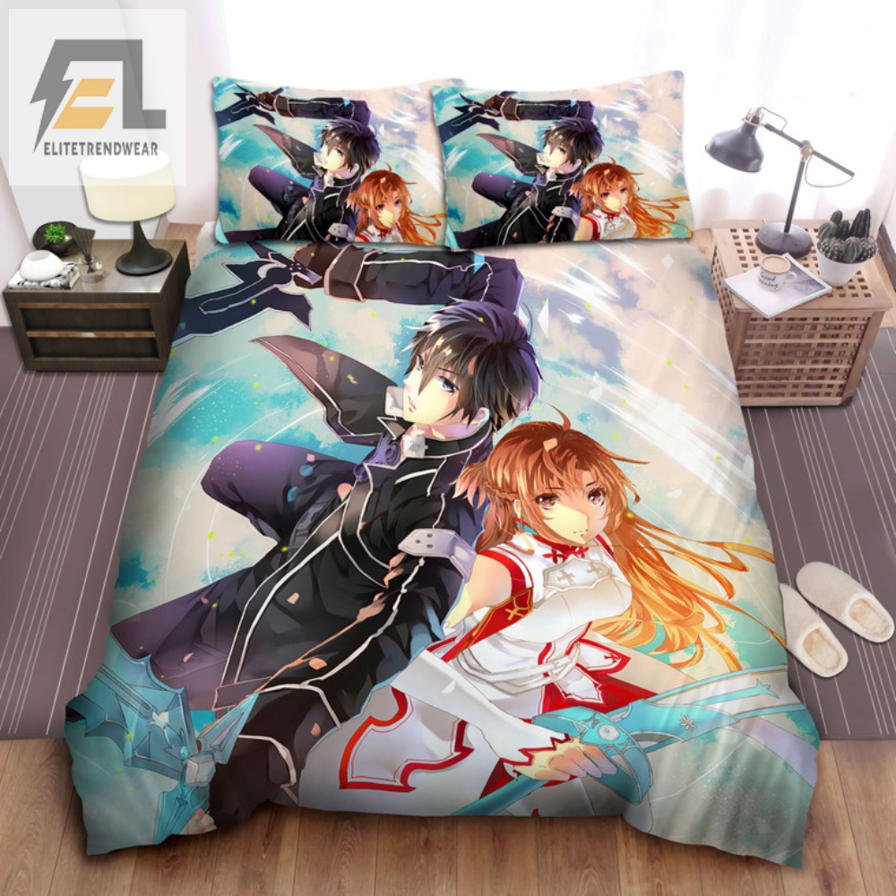 Dream With Asuna  Kirito Epic Bed Sheets For Sao Fans