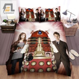 Timetravel Dreams Quirky Doctor Who Bedding Set elitetrendwear 1 1