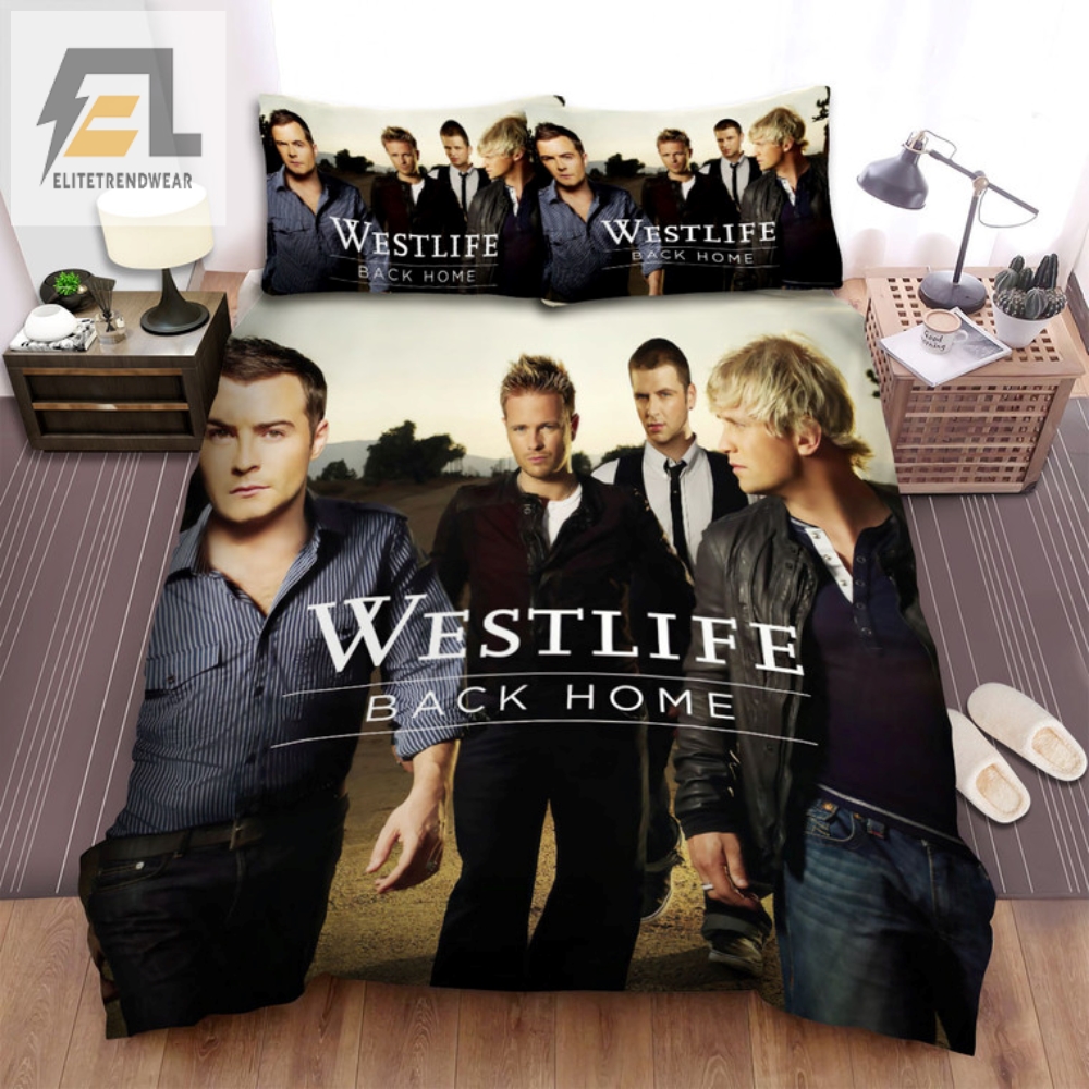 Snuggle With Westlife Comfy Back Home Album Bedding Set