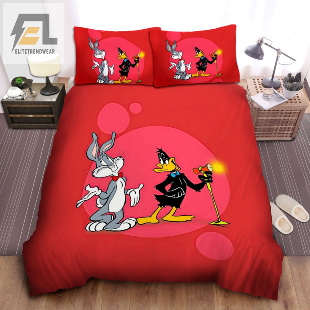 Quirky Looney Tunes Bedding Bugs Bunny  Daffy Duck Set