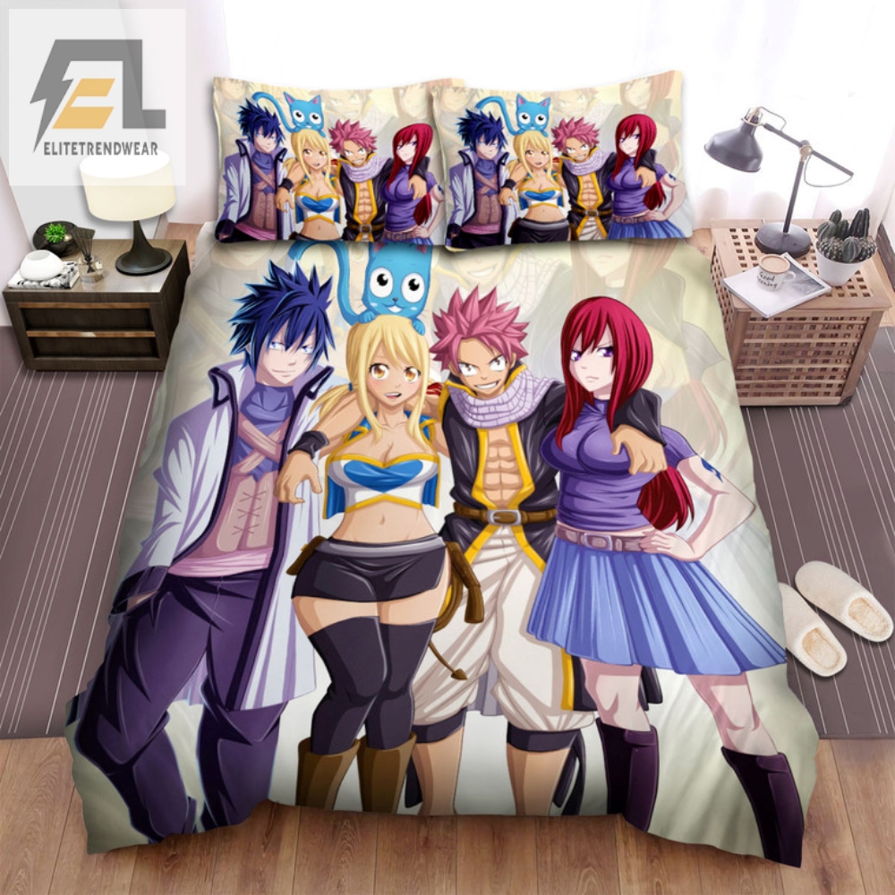 Magical Snooze Fairy Tail Friends Bedding Set