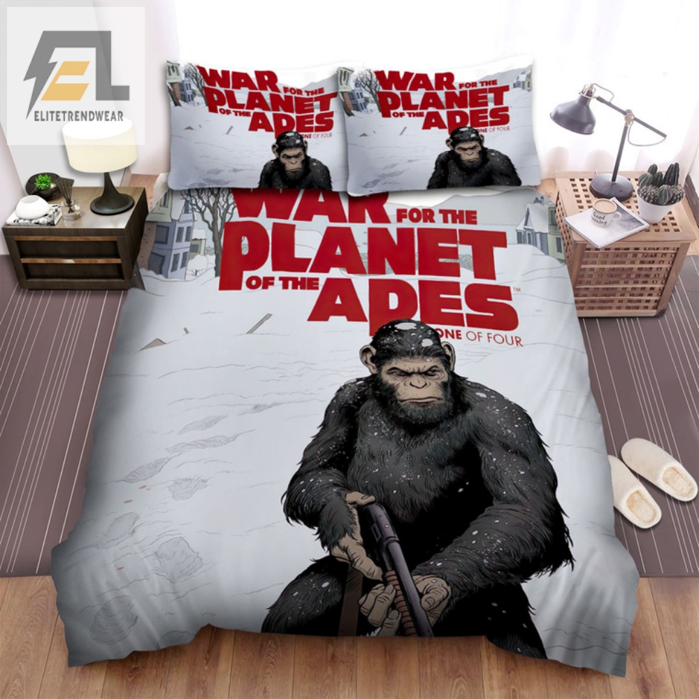 Snooze With Apes Epic War Bedding Sets For Planet Lovers