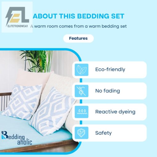 Chill In Style Ice Cube Bedding Set For Cool Sleep elitetrendwear 1 5