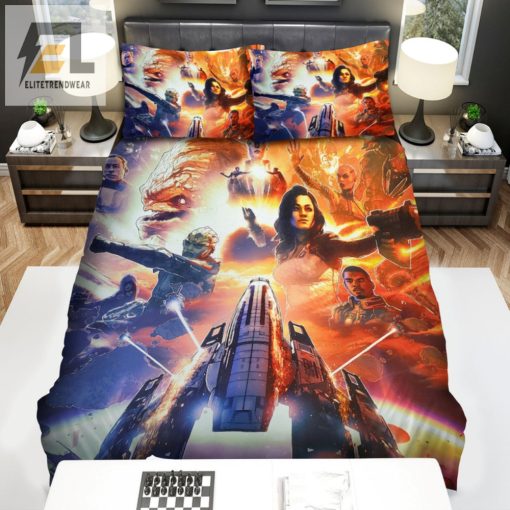 Sleep In Style Mass Effect Spaceship Duvetgalactic Comfort elitetrendwear 1