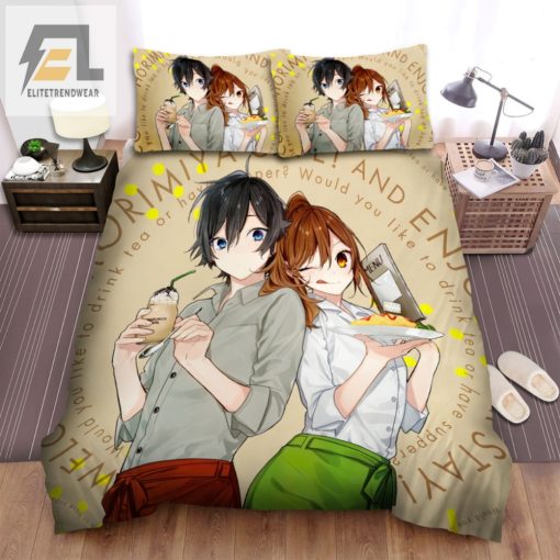 Fun Horimiya Waiters Bedding Unique Quirky Duvet Set elitetrendwear 1