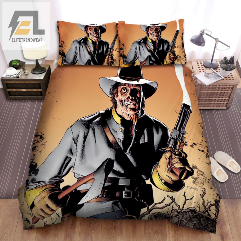 Sleep With A Scowl Jonah Hex Angry Bedding Set