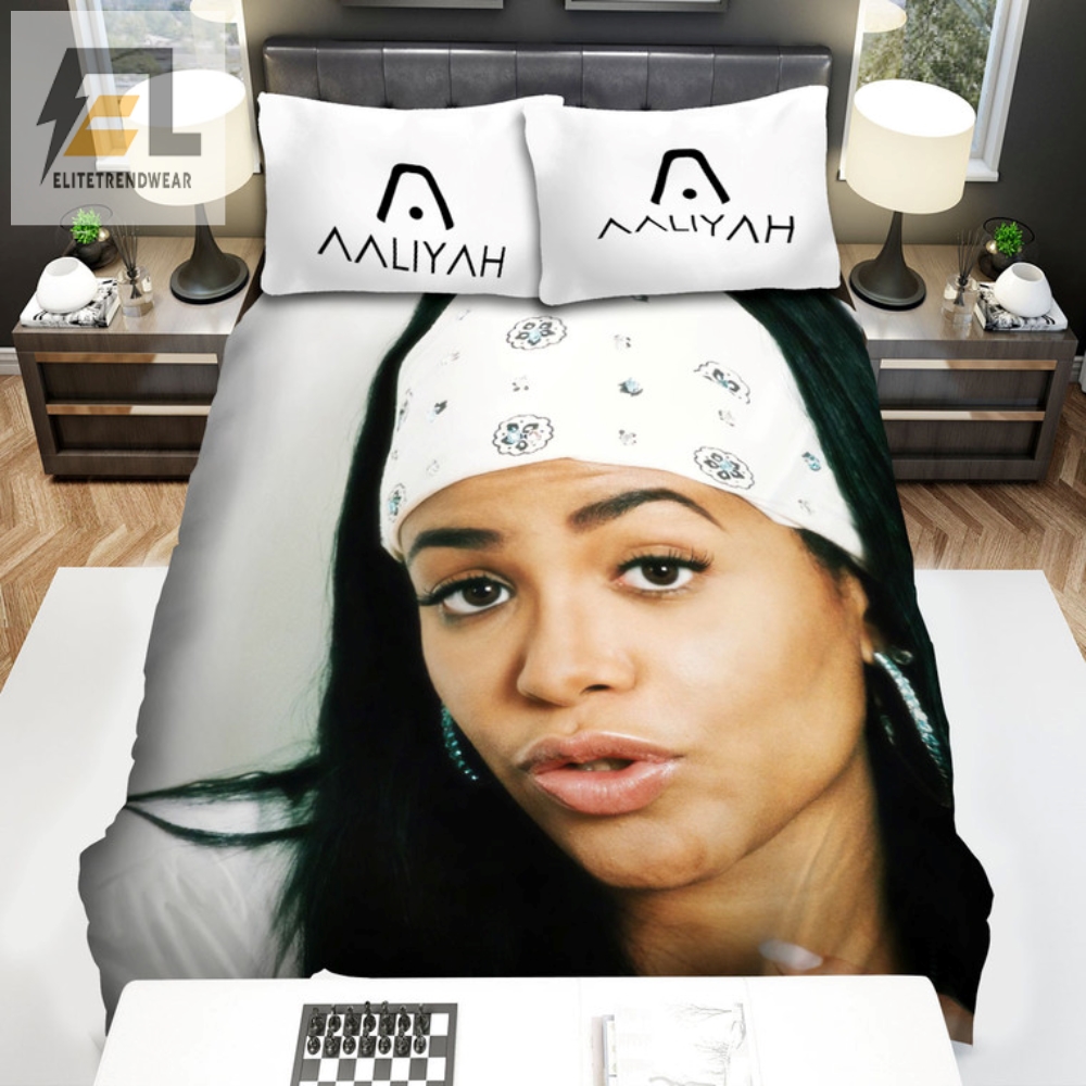 Sleep With Aaliyah Funny  Unique Bedding Sets