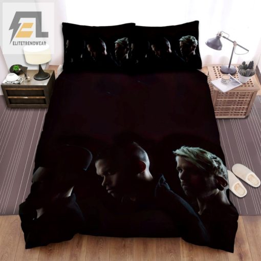Sleep With The Glitch Mob Quirky Band Portrait Bedding Set elitetrendwear 1