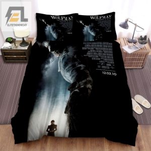 Cuddle With The Wolfman Quirky Water Bed Bedding Sets elitetrendwear 1 1