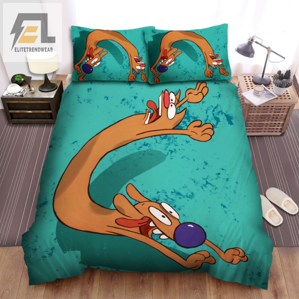 Whimsical Catdog Racing Bed Set  Purrfectly Unique Bedding