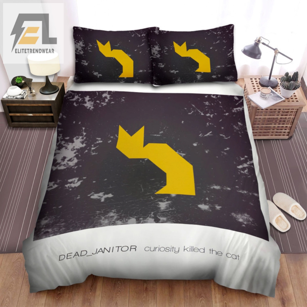 Quirky Cat Band Bedding  Comforter  Duvet Cover Set