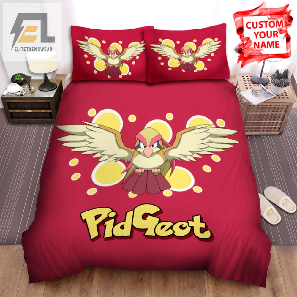 Catch Zs With Pidgeot Fun Bedding Sets For Sleepy Trainers elitetrendwear 1