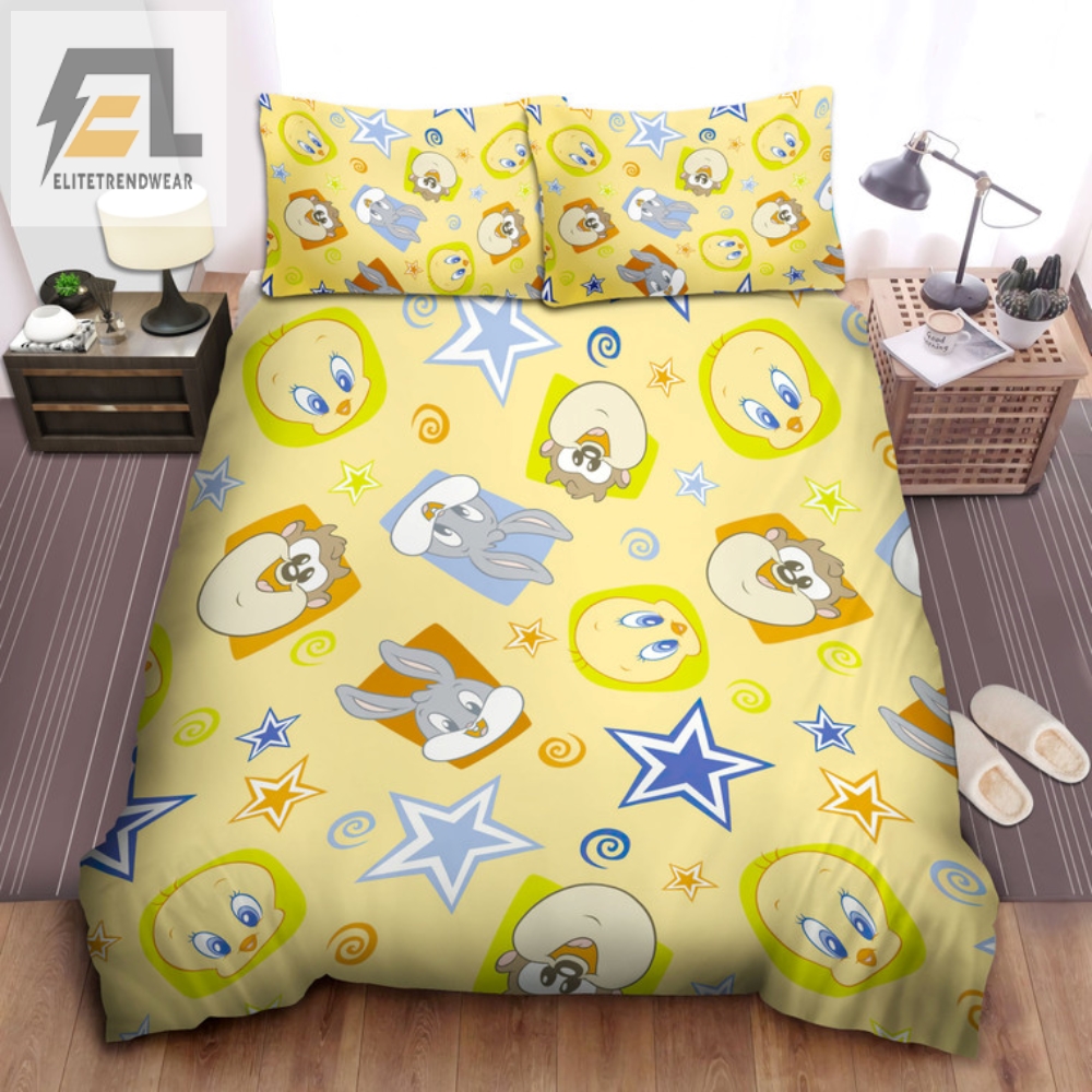 Snuggle With Bugs Baby Looney Tunes Yellow Bedding Magic