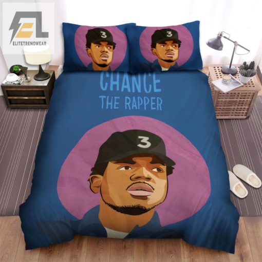 Quirky Chance The Rapper 3 Hat Bedding Sleep With A Smile elitetrendwear 1