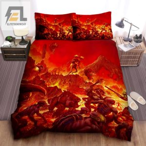 Doom Slayer Bedding Slay Your Sleep With Epic Bedding Sets elitetrendwear 1 1