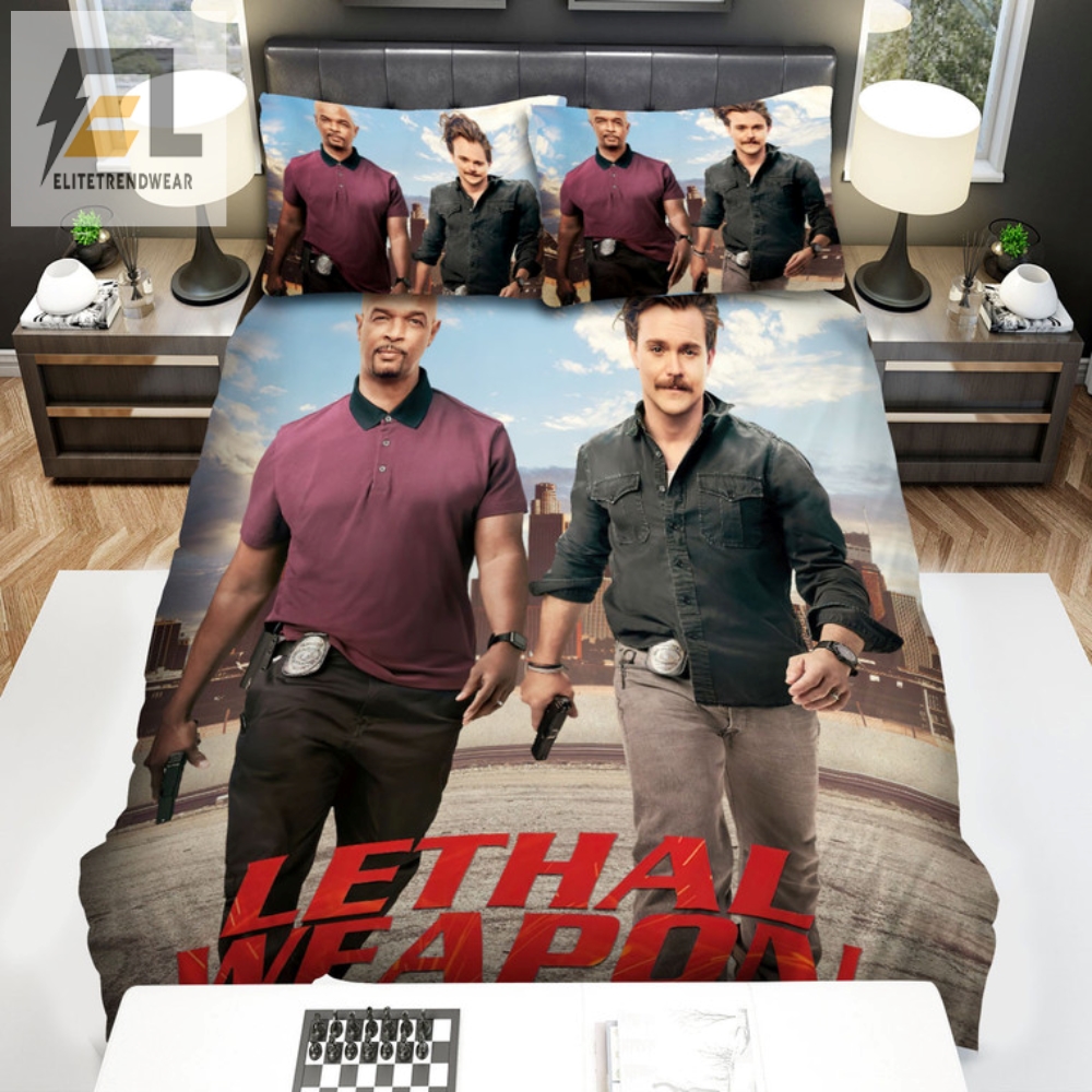 Lethal Snuggle Comedy Bedding Set  Movie Poster Sheets