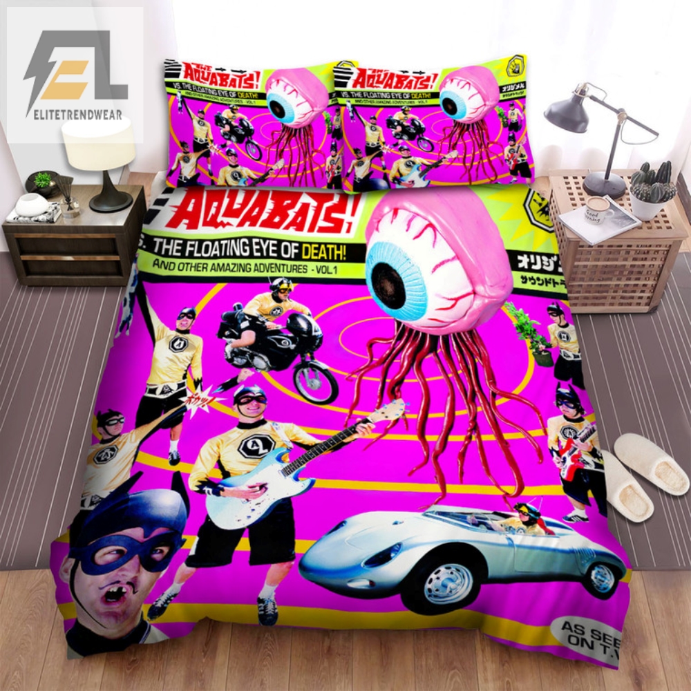 Quirky Aquabats Floating Eye Bedding Ultimate Fan Comfort