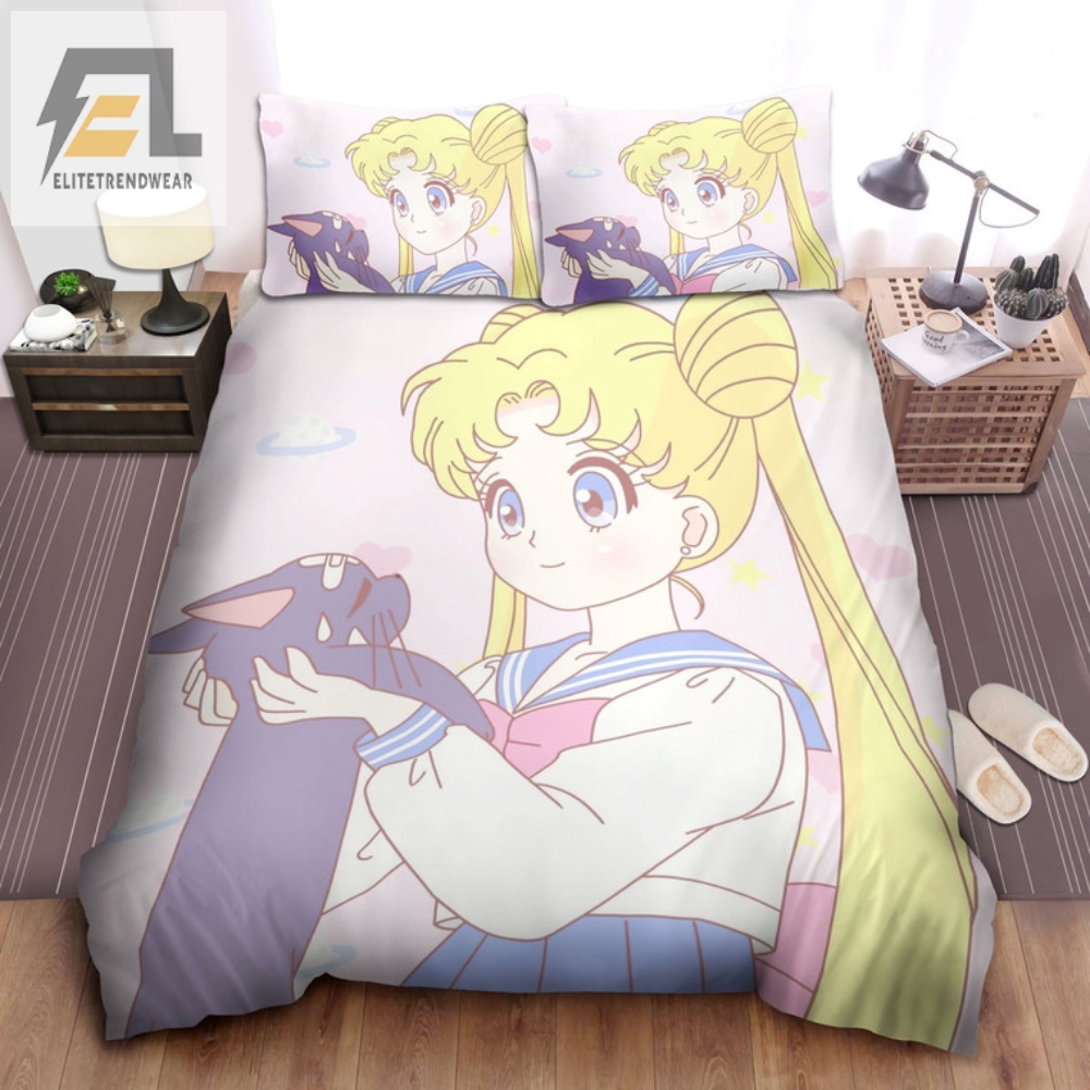 Sailor Moon Dream Usagi  Luna Funny Bedding Set Magic