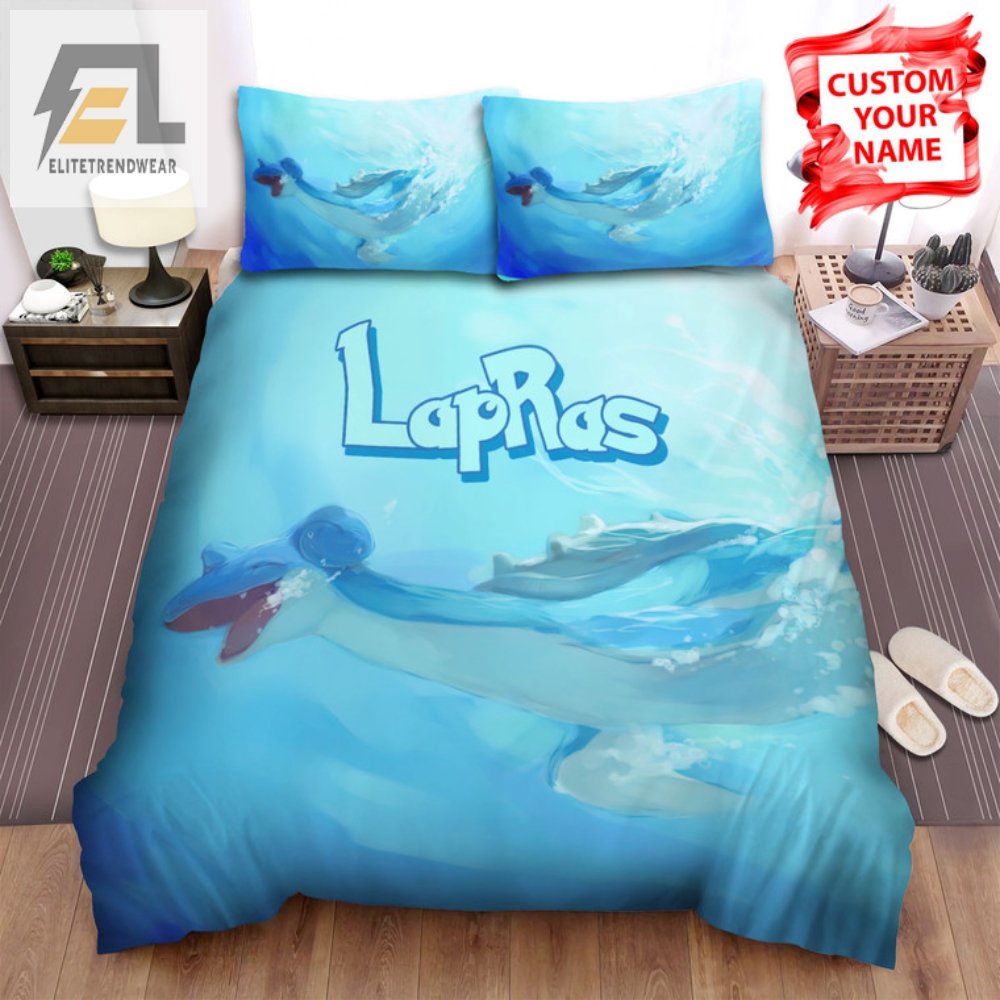 Make A Splash Custom Lapras Underwater Bedding Set