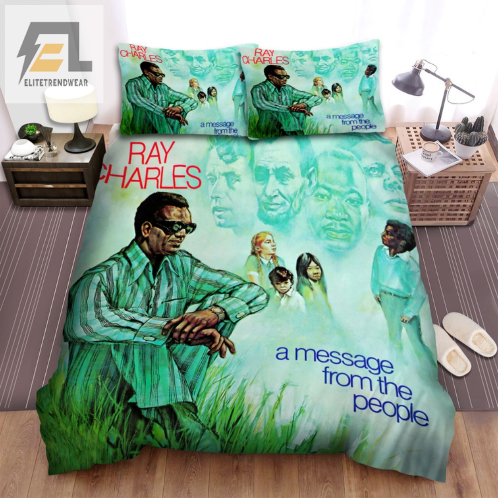 Sleep With Ray Charles Unique Comforter  Bed Set